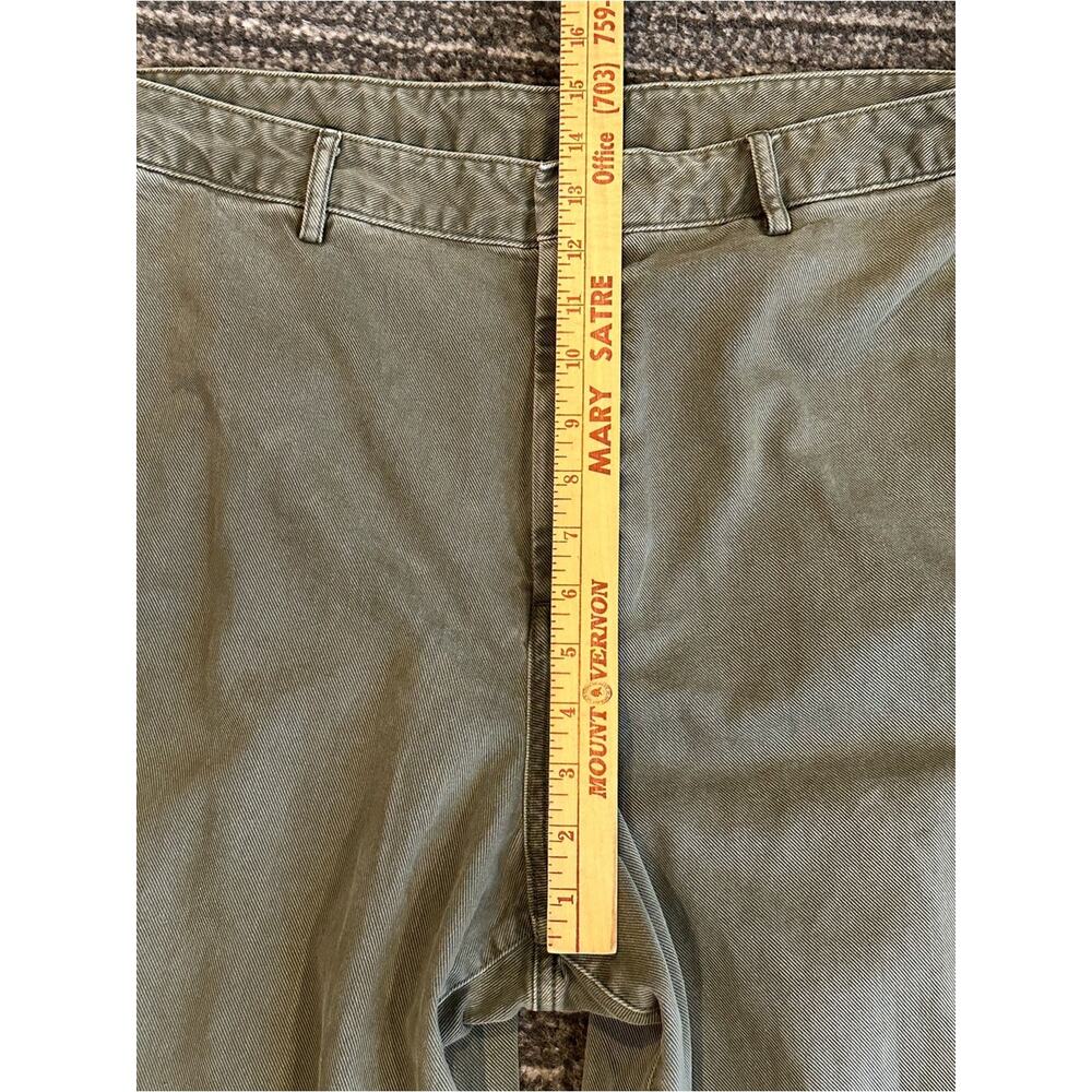 GAP Barrel Leg Cotton Ankle Crop Pants SZ 18 Khaki Black Moss Green Garment Dyed - Picture 12 of 14